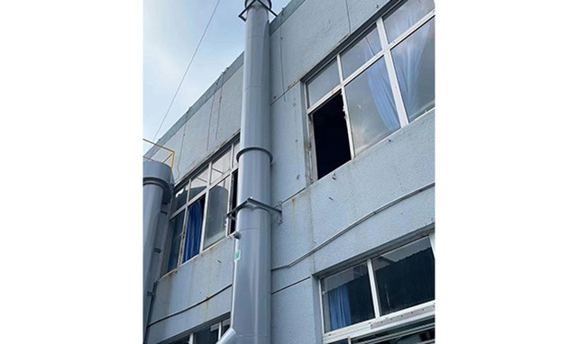 Outdoor Chimney Installation