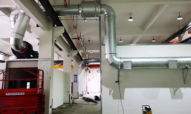 车间排风换气消声系统